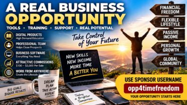 Business Opportunity, opp4timefreedom, work from home